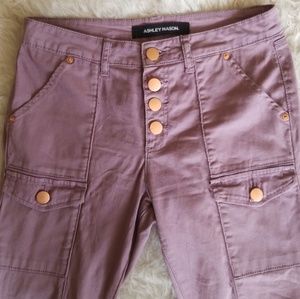 Dusty rose gold high waist skinny jean Nordstrom